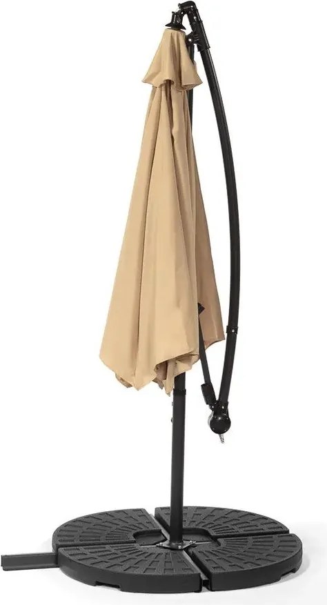 Fekete napernyőtartó, ø 100 cm - Bonami Essentials