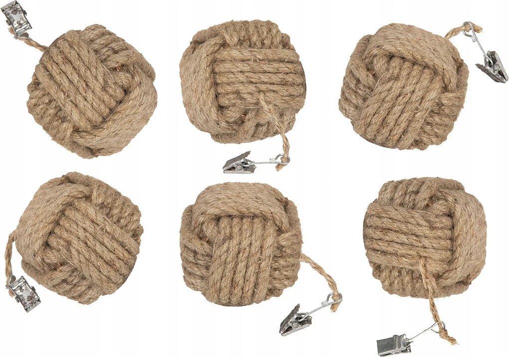 Súlyzók Asztalterítő függöny Boho Stílus természetes juta kerek