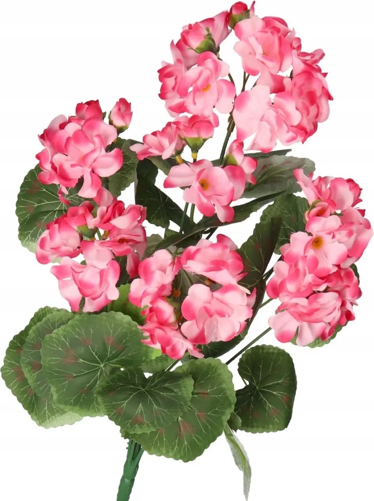 Muskátli Művirág Növény Csokor 45CM Sűrű, Mint Az Élő