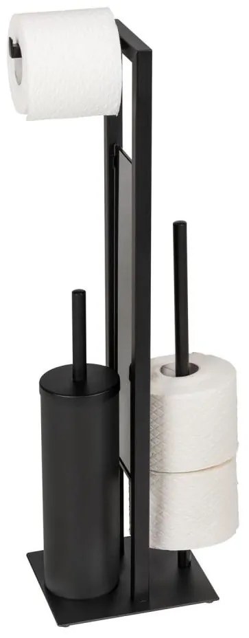 WENKO 25400100 - WC-kefe RIVALTA 18x70 cm fekete