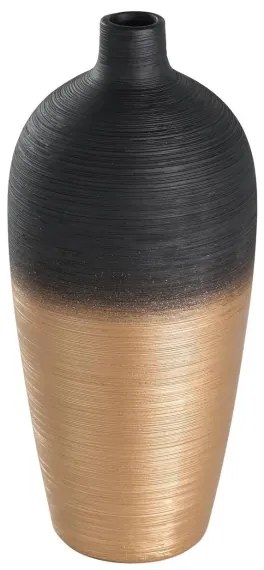 Eglo 421423 - Kerámia váza SARYKSU 28x12,5 cm fekete/arany