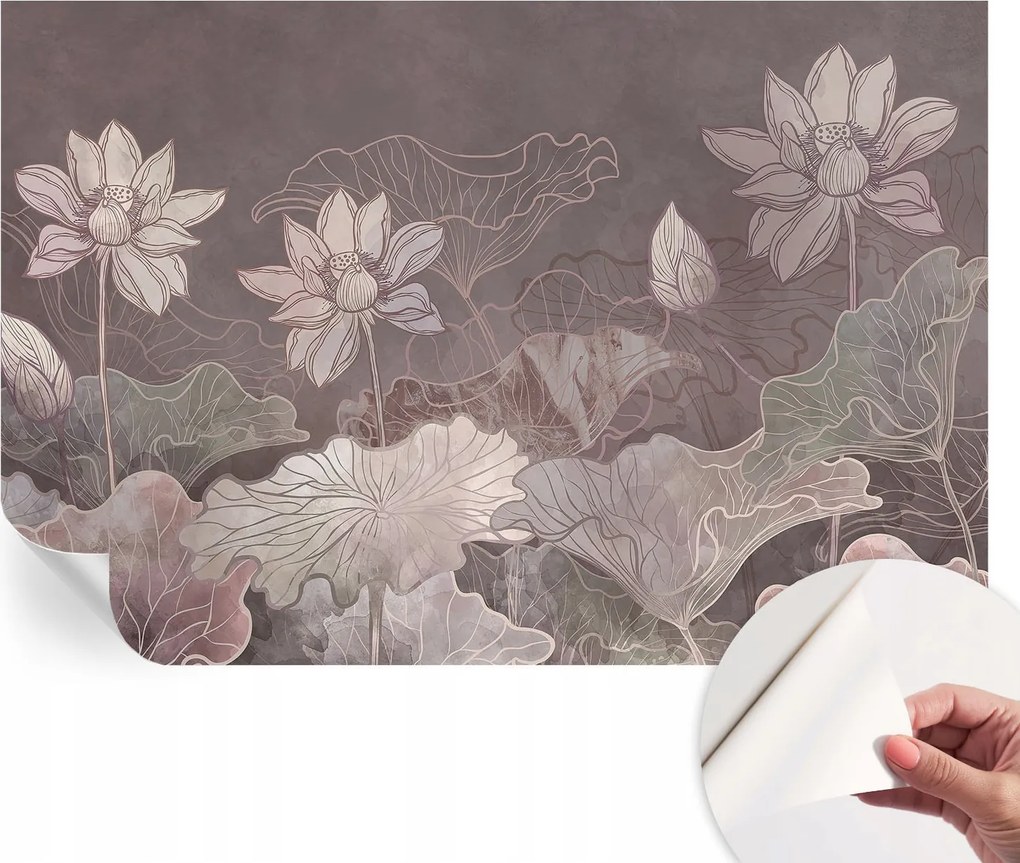 Öntapadós Dekoratív Fotótapéta Hálószobába Békés botanika 104x70