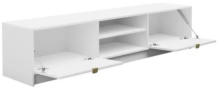 TV szekrény Rozoma 2K (fehér velvet) . 1106256