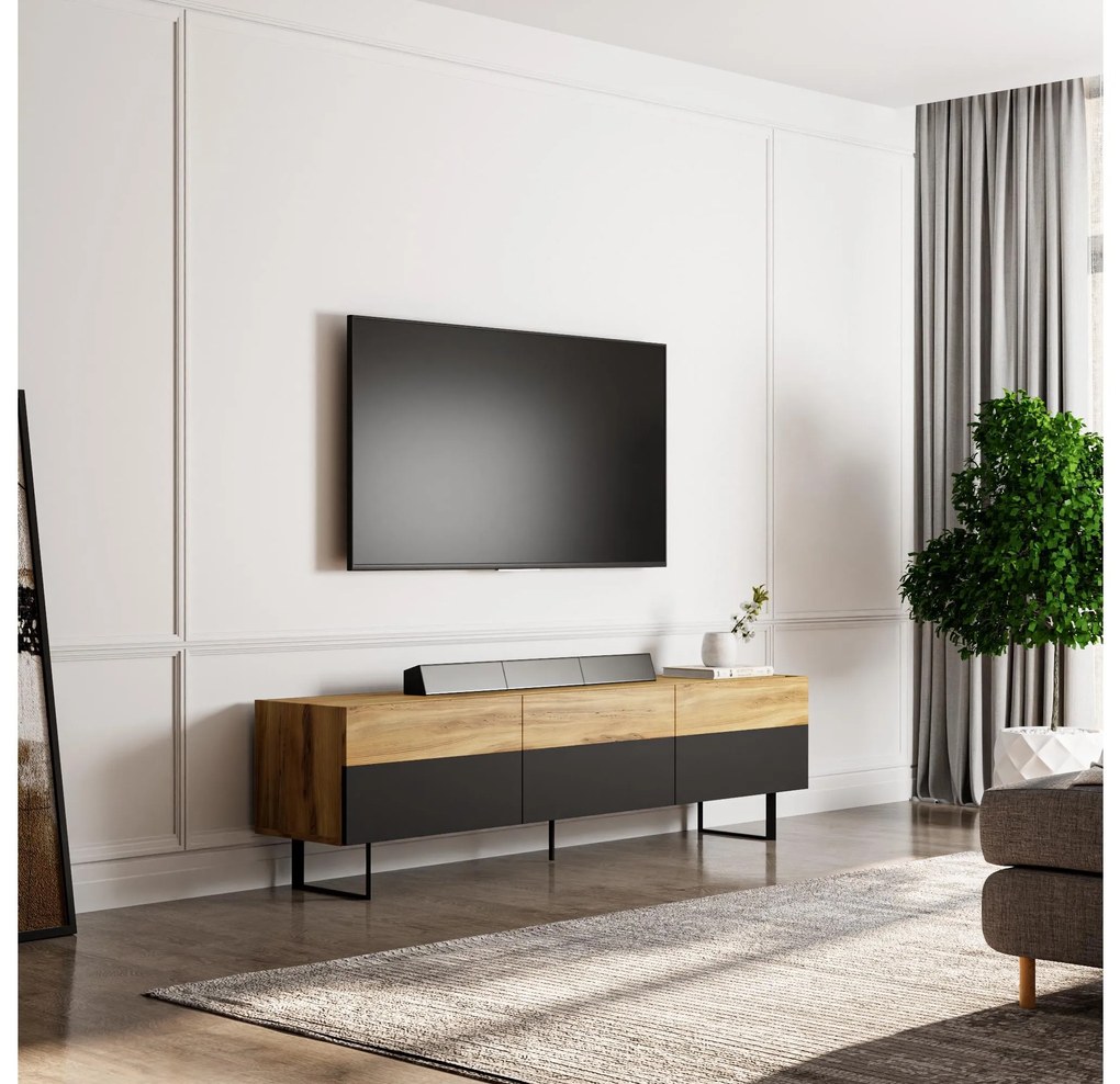 TV asztal/szekrény Sajn (fekete tölgy). 1107722