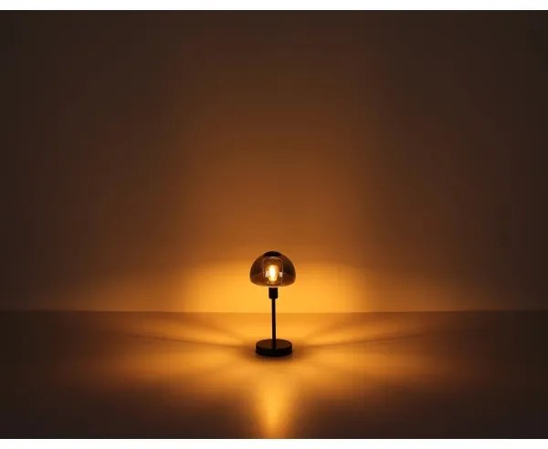 Globo 21914B - Asztali lámpa KOKKINI 1xE14/25W/230V fekete