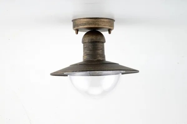 Brilagi - Kültéri mennyezeti lámpa MOLDE 1xE27/60W IP44 bronz/patina