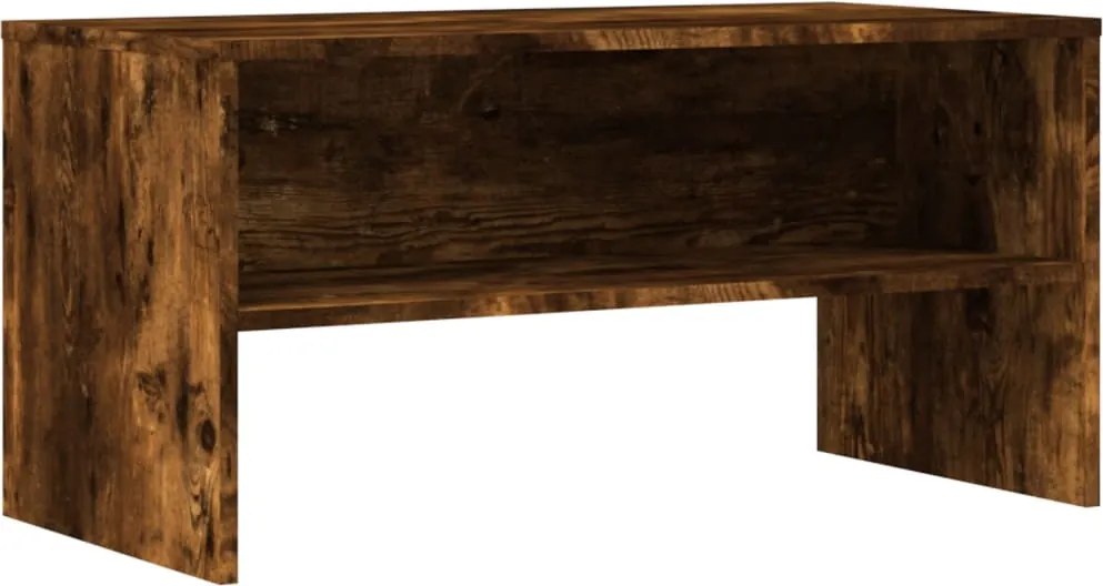 vidaXL füstös tölgy színű szerelt fa TV-szekrény 80 x 40 x 40 cm