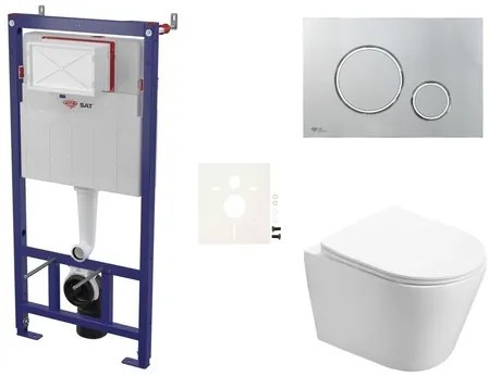 Fali WC szett SAT előtétfalas szereléshez + SAT Infinitio WC SIKOSSIN71K