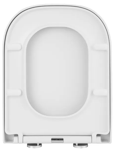 Gamma Lumino, WC-ülőke 445x345mm polipropilénből, lassan záródó, fehér, GAM-LUMINO