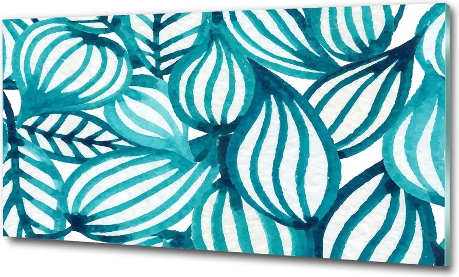 Fotó üvegkép Trópusi levelek 100x70