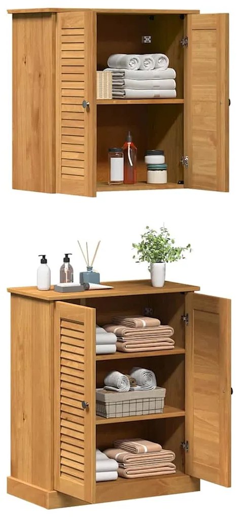 Fürdőszoba bútor szett VIGO 2 pcs Barna 67.5 x 34 x 80 cm