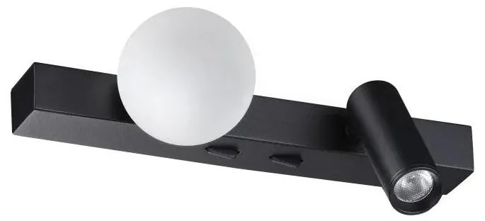 Ideal Lux - LED fali lámpa PING PONG 2xLED/3W/230V CRI 90 fekete