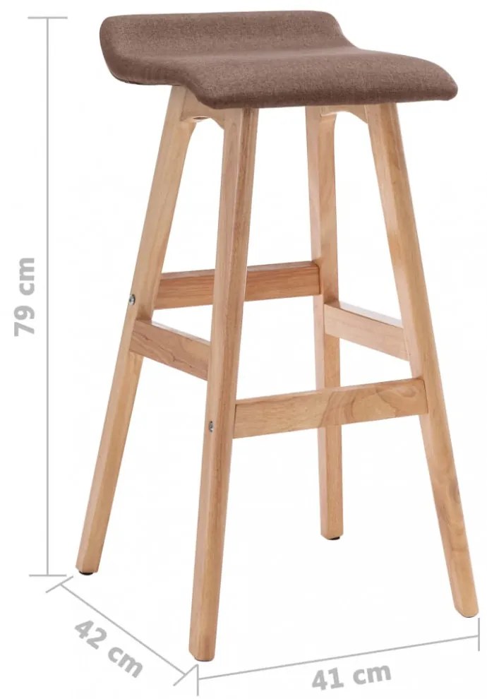 tópszínű szövet bárszék