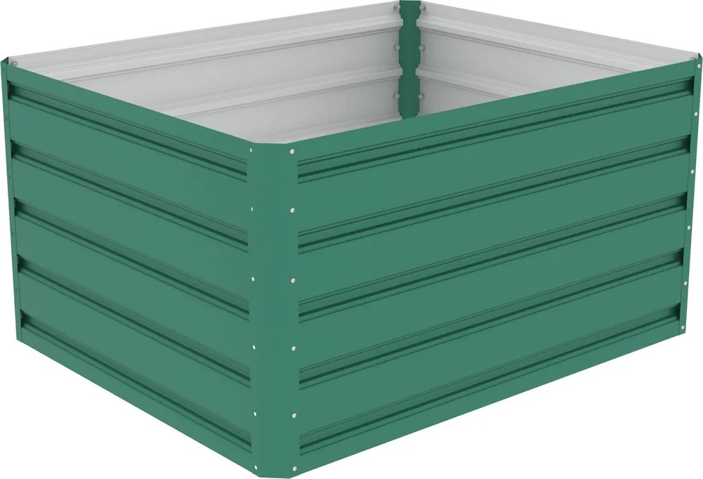 Emelt virágágyás G21 Daisy 100 x 80 x 52 cm,fémlemez, zöld