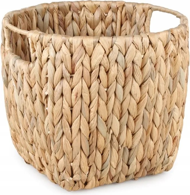 Vízi Jácint kosár 26x22cm Boho Skandináv Tároló