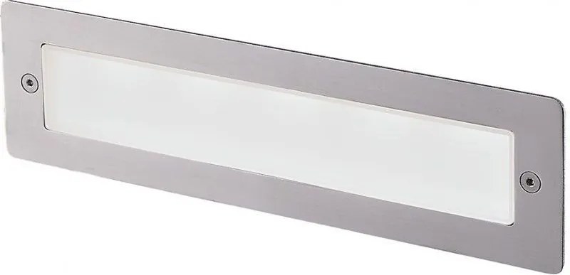 NOVOLUX 544A-L0105A-30 DAS Kültéri Falba Építhető Lámpa Ezüst LED IP65