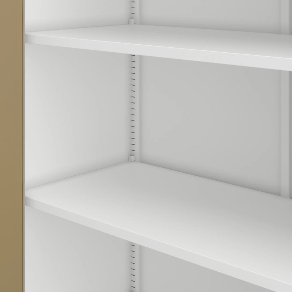 JAN H (195) cabinet white RAL9003 golden oak H1950*W900*D400