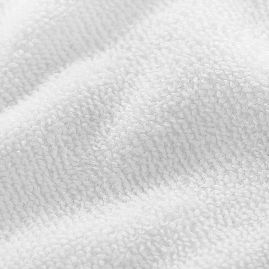 Goldea bordűr nélküli frottír törölköző és fürdőlepedő soft – fehér 50 x 100 cm