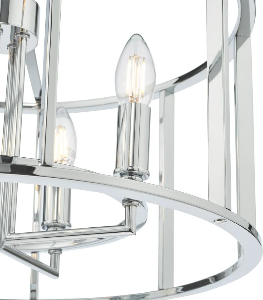 Dar Lighting klasszikus csillár myka csiszolt króm darmyk0450