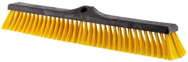 Tolóseprű, beltéri, műanyag, 60 cm, BONUS Bollox, sárga (KHT1123)