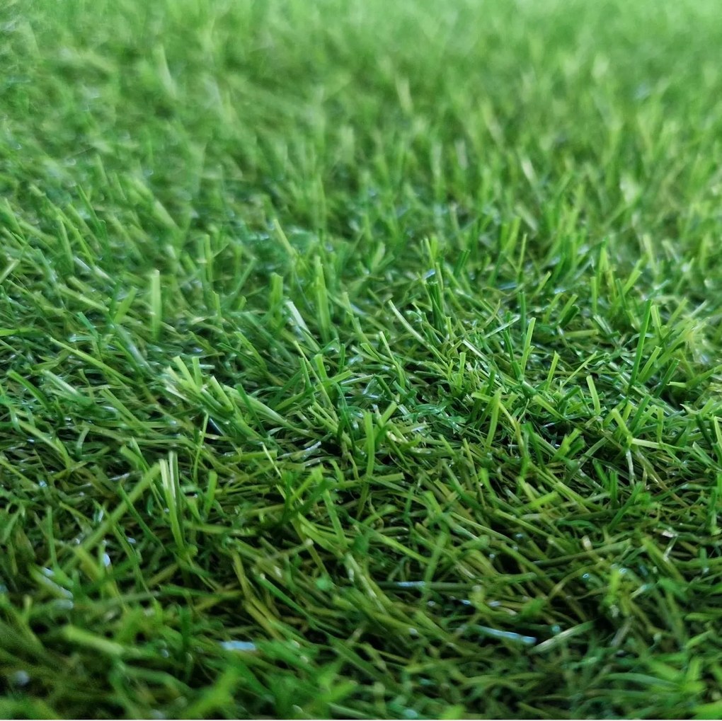 Szőnyeg Műfű Cilantro Zöld Sűrű tekercs Erkély Kert 4m