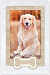 Mdf képkeret kutya kutyus méret 10x15 cm. lábbal Kutya Kedvence ZX2346