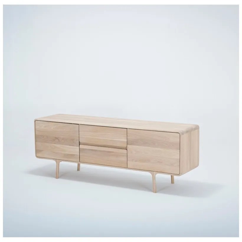 Fawn tömör tölgyfa TV állvány - Gazzda