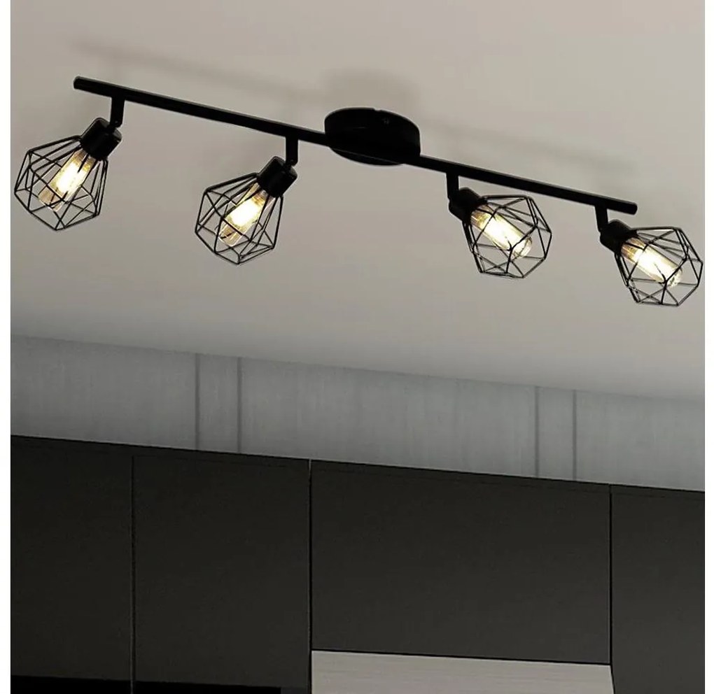 Eglo 55301 - LED spotlámpa ZAPATA 4xG9/3W/230V fekete