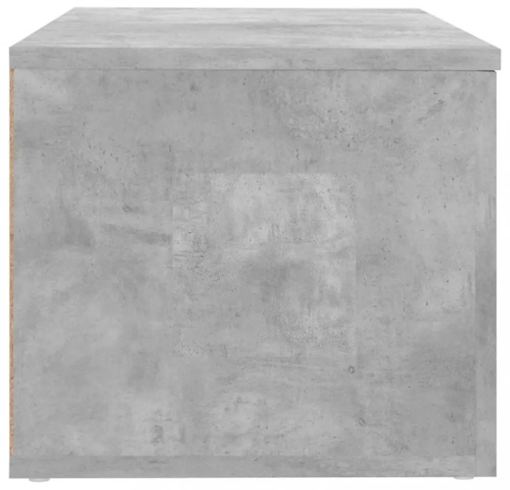 betonszürke szerelt fa TV-szekrény 80 x 34 x 30 cm