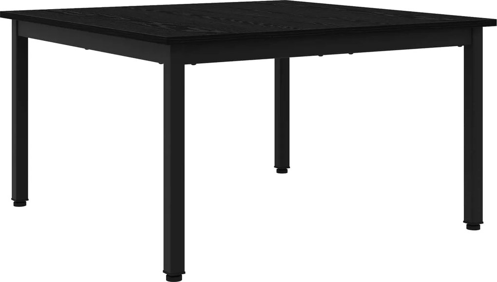 vidaXL Dohányzóasztal Fekete tölgy 80 x 80 x 45 cm Faanyag