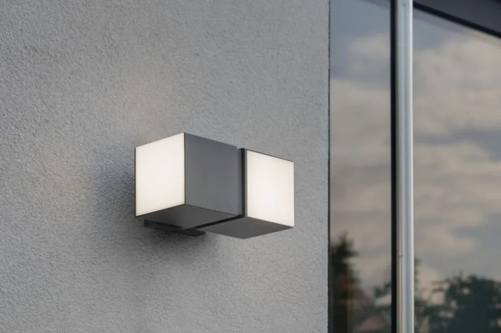 LUTEC 5193801118 CUBA Modern Kültéri Fali Lámpa LED IP54