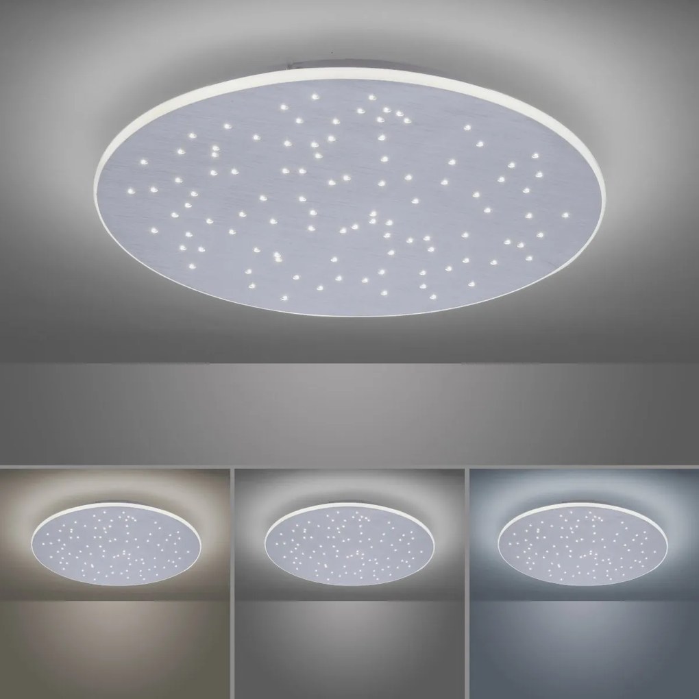 Paul Neuhaus modern mennyezeti lámpa q-nightsky eloxált alumínium pln8037-95