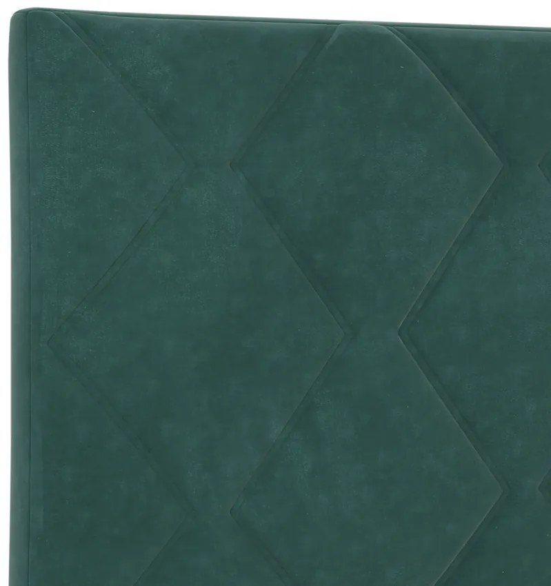 LED Fejtámla LED -es lámpákkal Sötétzöld 80 cm Bársony