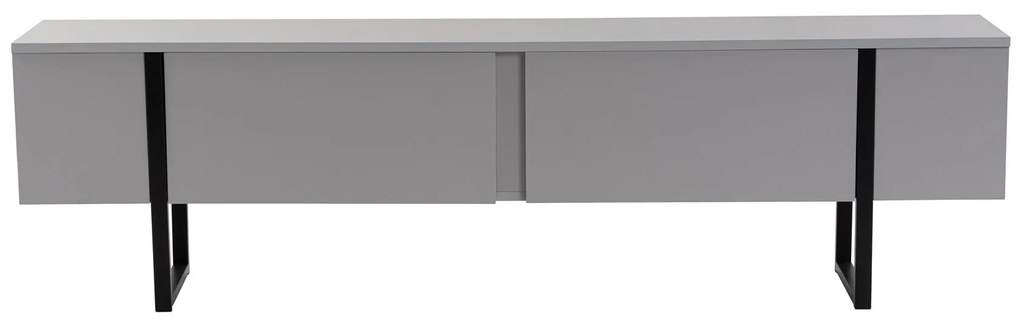 TV szekrény Serenity - Grey, Fekete