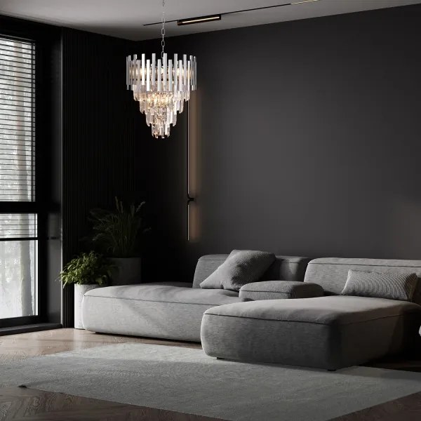 Aspen láncos csillár 9xE14/40W/230V