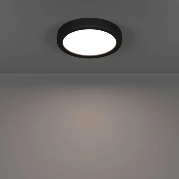 Eglo 901324 - Fürdőszobai LED mennyezeti lámpatest FUEVA LED/7,5W/230V Ø16,6cm IP44 fekete