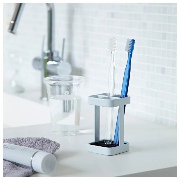 Tower Slim fehér fogkefetartó - YAMAZAKI