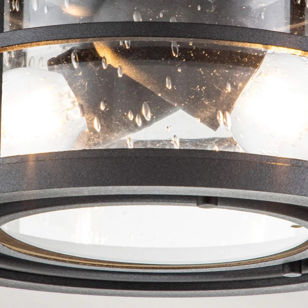 Feiss Lighthouse FE-LIGHTHOUSE-F-BLK Mennyezeti Lámpa 2x40W/E27 IP44