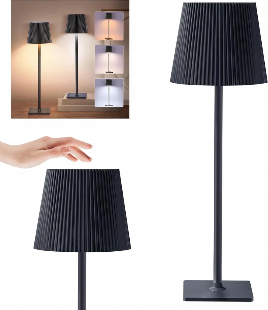 Led Asztali Lámpa Olvasáshoz Állítható Éjjeli Lámpa Érintőképernyővel és Usb-c Csatlakozóval