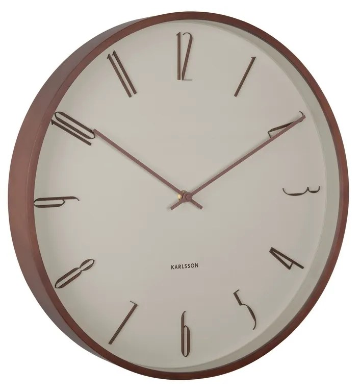 Karlsson 6014WG design falióra bézs, átmérő: 40 cm