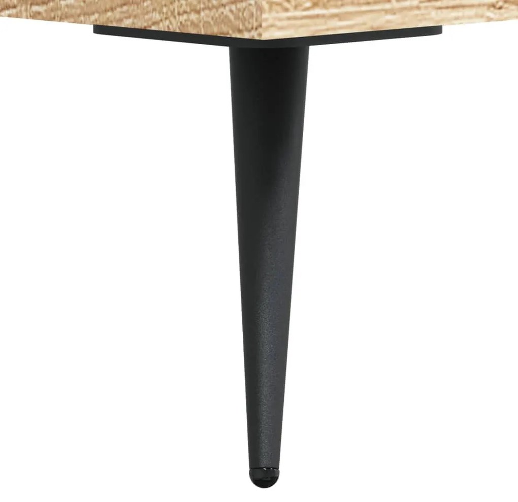 vidaXL sonoma tölgy színű szerelt fa cipőpolc 102x35x55 cm