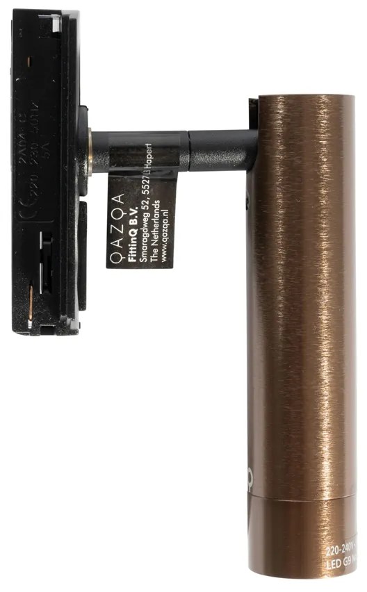 Modern sötét bronz spot 1 fázisú sínrendszerhez - Iconic Ivy