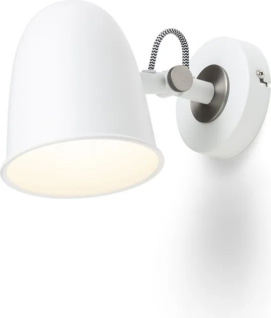RENDL DANNY fali lámpa fehér matt nikkel 230V LED E14 5W