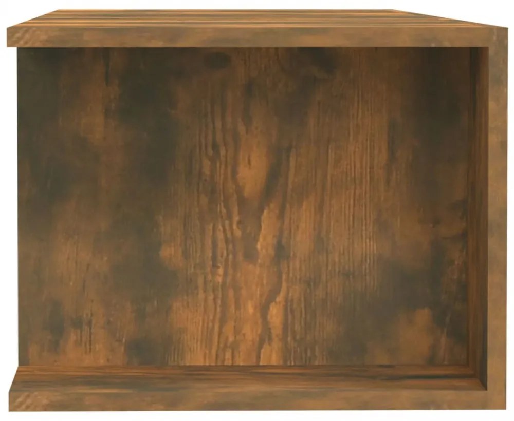 füstös tölgy színű TV-szekrény LED-ekkel 135 x 39 x 30 cm