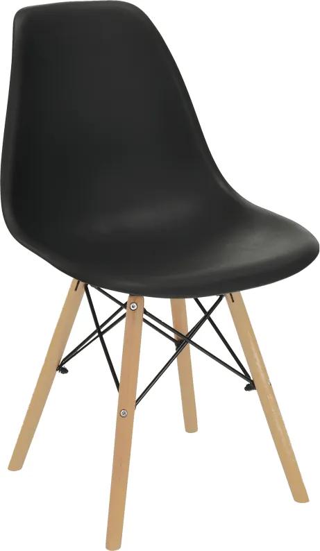 Modern szék, bükk+ fekete, CINKLA3 NEW