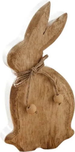 Fa húsvéti nyuszi RABELLO 20 cm, fehér