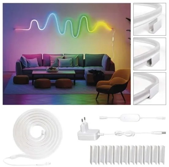 RGBIC LED Dimmelhető szalag GoSmart LED/33W/230V 5 m Wi-Fi Tuya