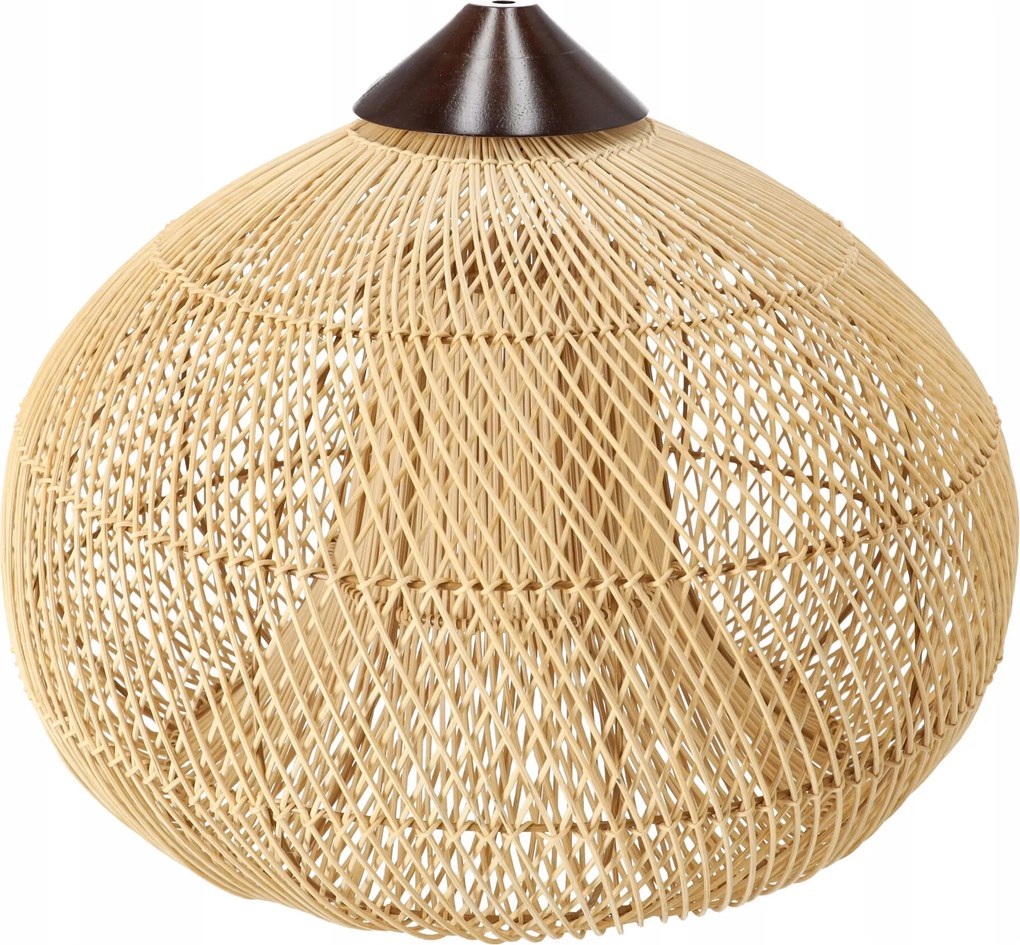 Dekoratív rattan függőlámpa 50 cm (természetes szín)