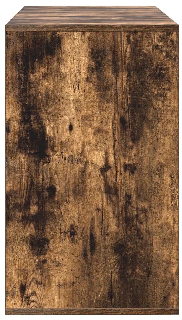 Füstölt tölgy oldalszekrény 120x41x75 cm Mérnöki fa
