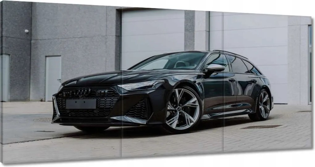 Vászonkép 60x30 Fekete Audi Rs
